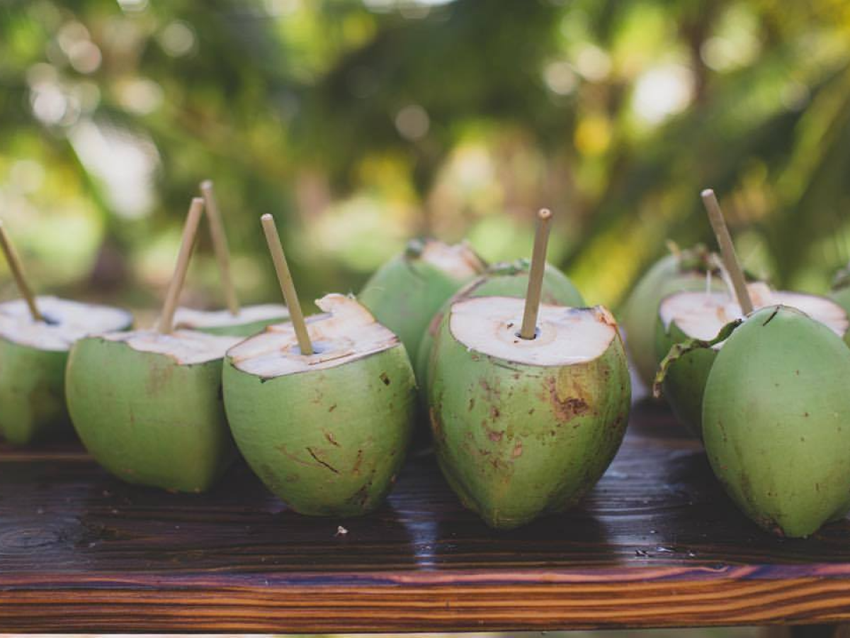 a group of fruit sitting on a table
