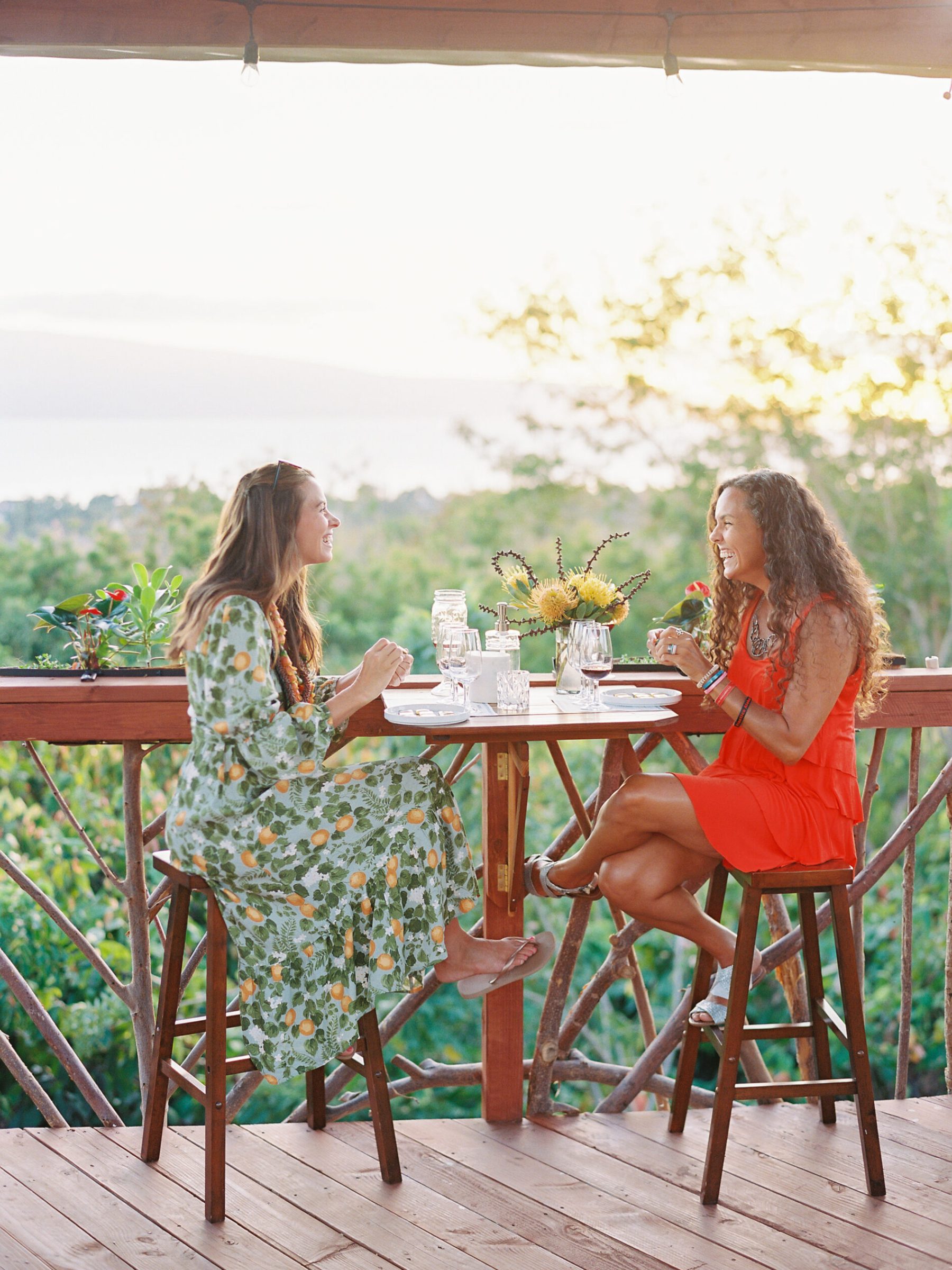 a person sitting on a bench