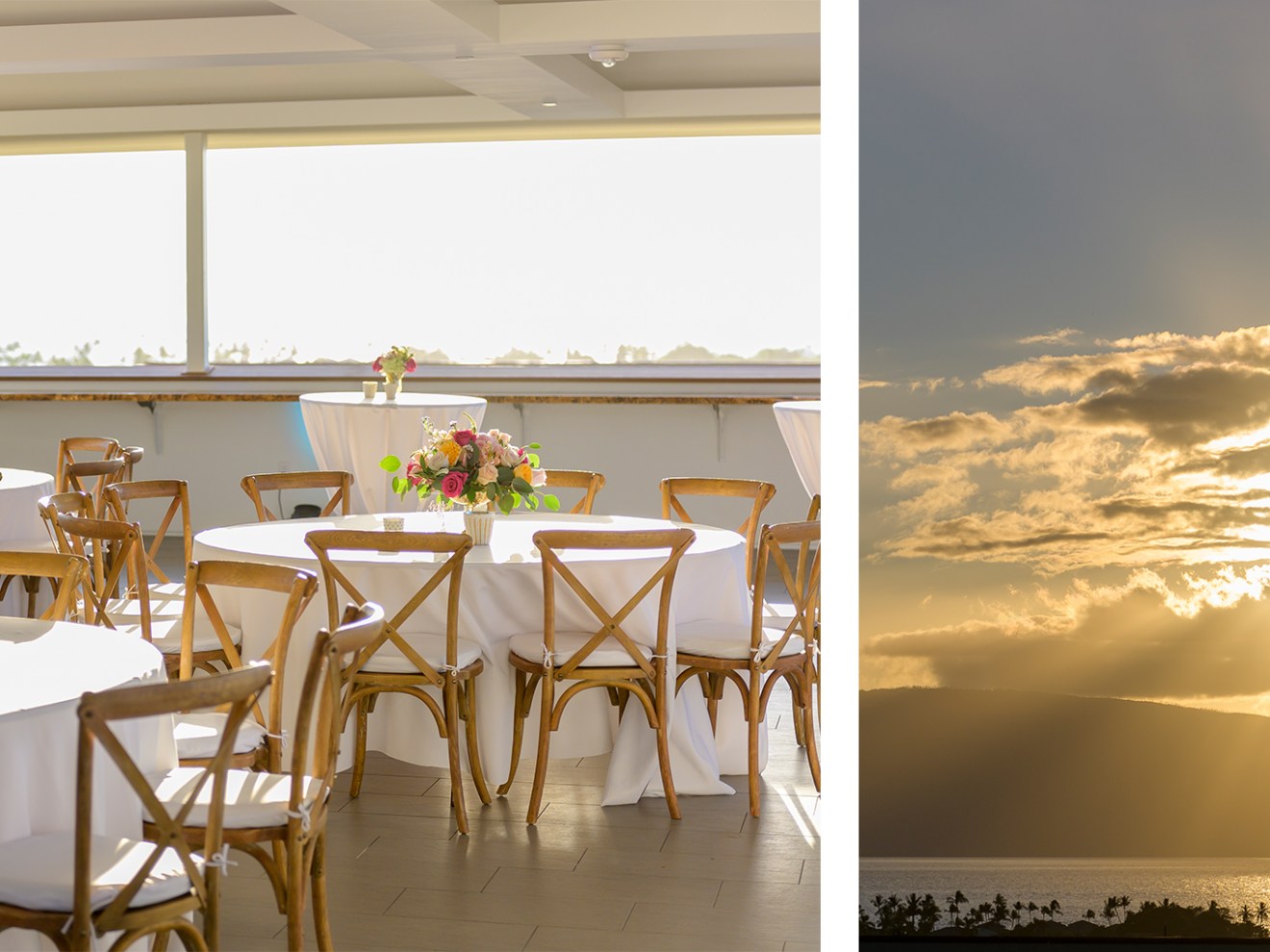 a chair and a table in front of a window